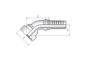 45°CAT SAE 9000 PSI- SFL