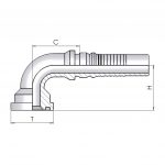 90°Interlock SAE 3000 PSI- SFL