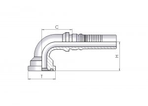 90°Interlock SAE 3000 PSI- SFL