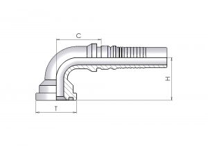 90°Interlock SAE 6000 PSI- SFL